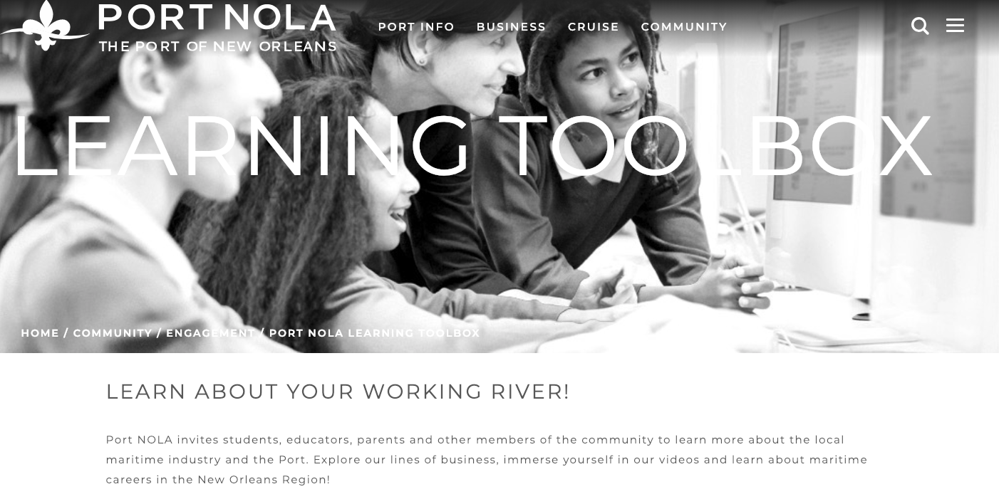 Port NOLA Learning Toolbox