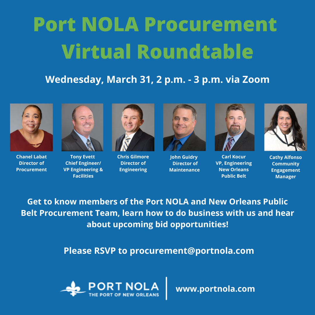Port NOLA Procurement Roundtable MASTER